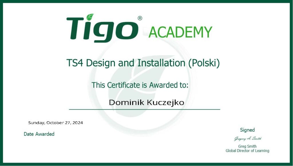 nu-NRG Energia Przyszłości Dominik Kuczejko